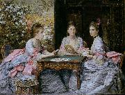 Sir John Everett Millais Hearts are Trumps Spain oil painting artist